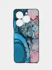 Фуксия чехол Tecno Spark 20 / Spark 20C / Spark GO 2024 / Infinix Smart 8 / HOT 40i, с принтом