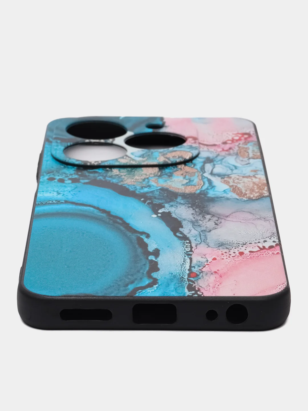 Фуксия чехол Tecno Spark 20 / Spark 20C / Spark GO 2024 / Infinix Smart 8 / HOT 40i, с принтом