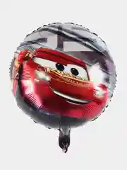 Черный шары воздушные фольгированные Тачки