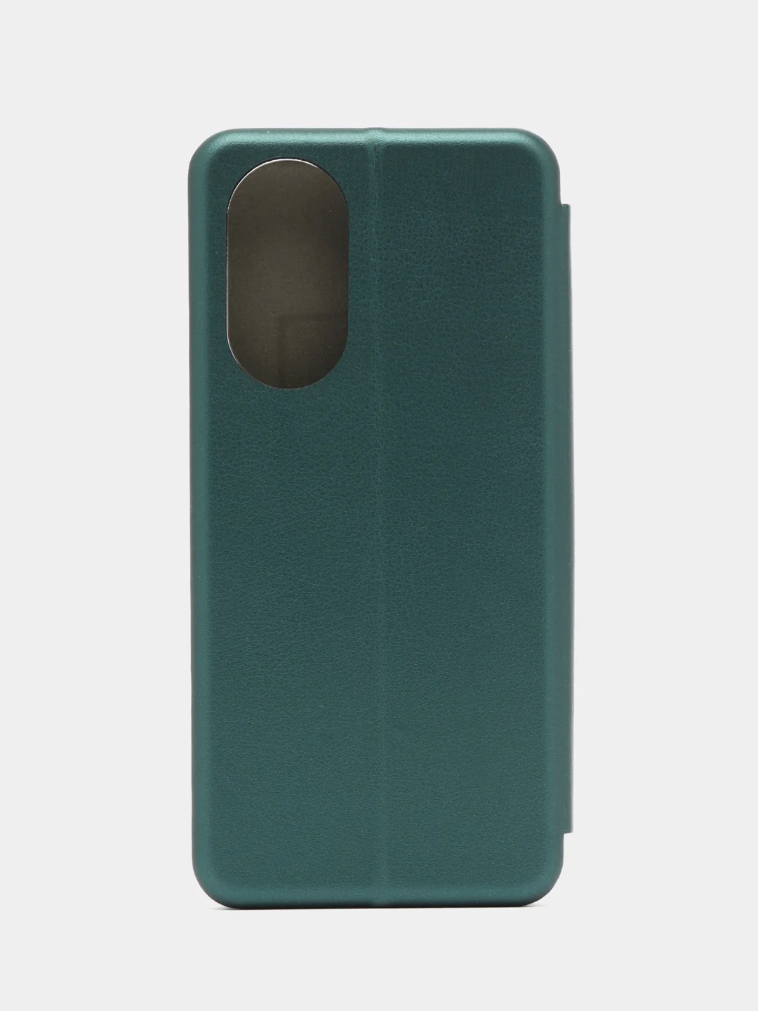 Зеленый чехол-книжка для Oppo A58 4G защитный, противоударный, с магнитом, черный