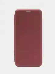Багровый чехол-книжка для Xiaomi Redmi 13C / Poco C65 (Сяоми Редми 13C / Поко С65)