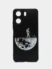Мятный чехол для Xiaomi Redmi 13C 4G / Poco C65 (Сяоми Редми 13С/Поко С65) с принтом, с рисунком