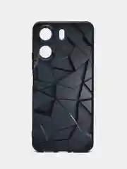 Тёмно-серый чехол для Xiaomi Redmi 13C 4G / Poco C65 (Сяоми Редми 13С/Поко С65) с принтом, с рисунком