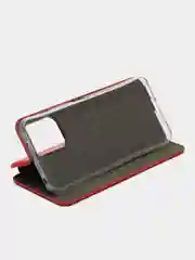 Красный чехол-книжка для Xiaomi Redmi 12 (Сяоми Редми 12)