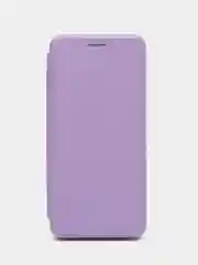 Сиреневый чехол-книжка для Oppo A58 4G защитный, противоударный, с магнитом, черный