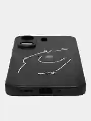 Бежевый меланж чехол для Xiaomi Redmi 13C 4G / Poco C65 (Сяоми Редми 13С/Поко С65) с принтом, с рисунком
