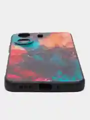 Фиолетовый чехол для Xiaomi Redmi 13C 4G / Poco C65 (Сяоми Редми 13С/Поко С65) с принтом, с рисунком