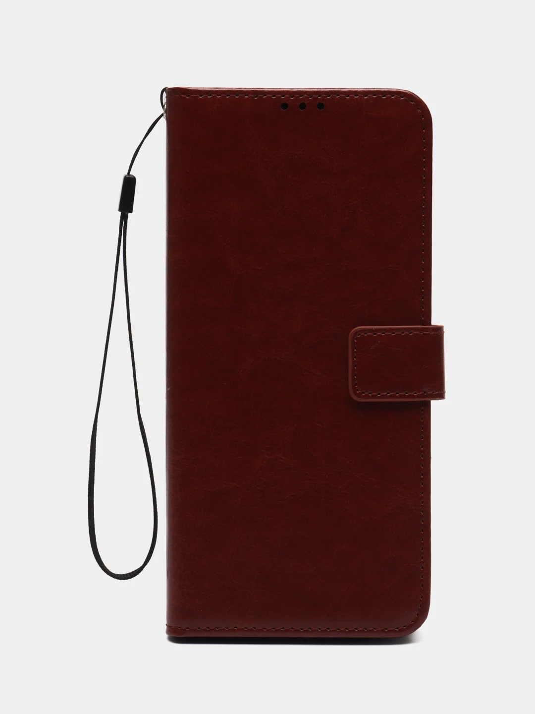 Багровый чехол-книжка с магнитной застежкой для Tecno Pova 5 Pro (Техно Пова 5 Про)