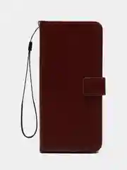 Багровый чехол-книжка с магнитной застежкой для Tecno Pova 5 Pro (Техно Пова 5 Про)