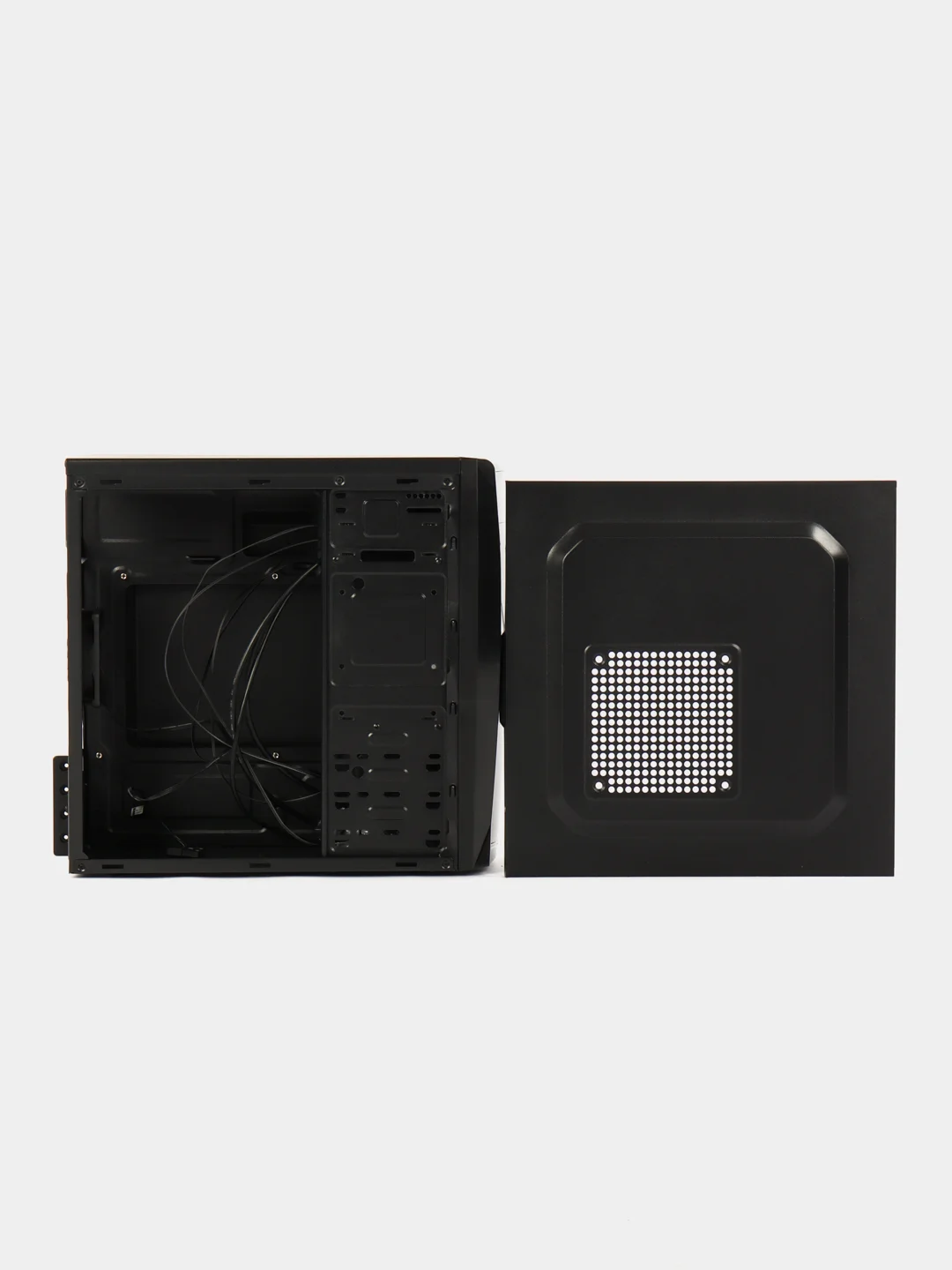 Черный корпус компьютерный Aerocool CS-102 без БП, mATX, черный