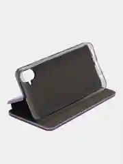 Сиреневый чехол-книжка для Samsung Galaxy A05 (Самсунг Галакси А05)