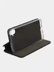 Темно-синий чехол-книжка для Samsung Galaxy A05 (Самсунг Галакси А05)