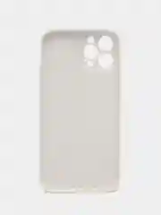 Белый чехол стеклянный для iPhone 12 Pro Max