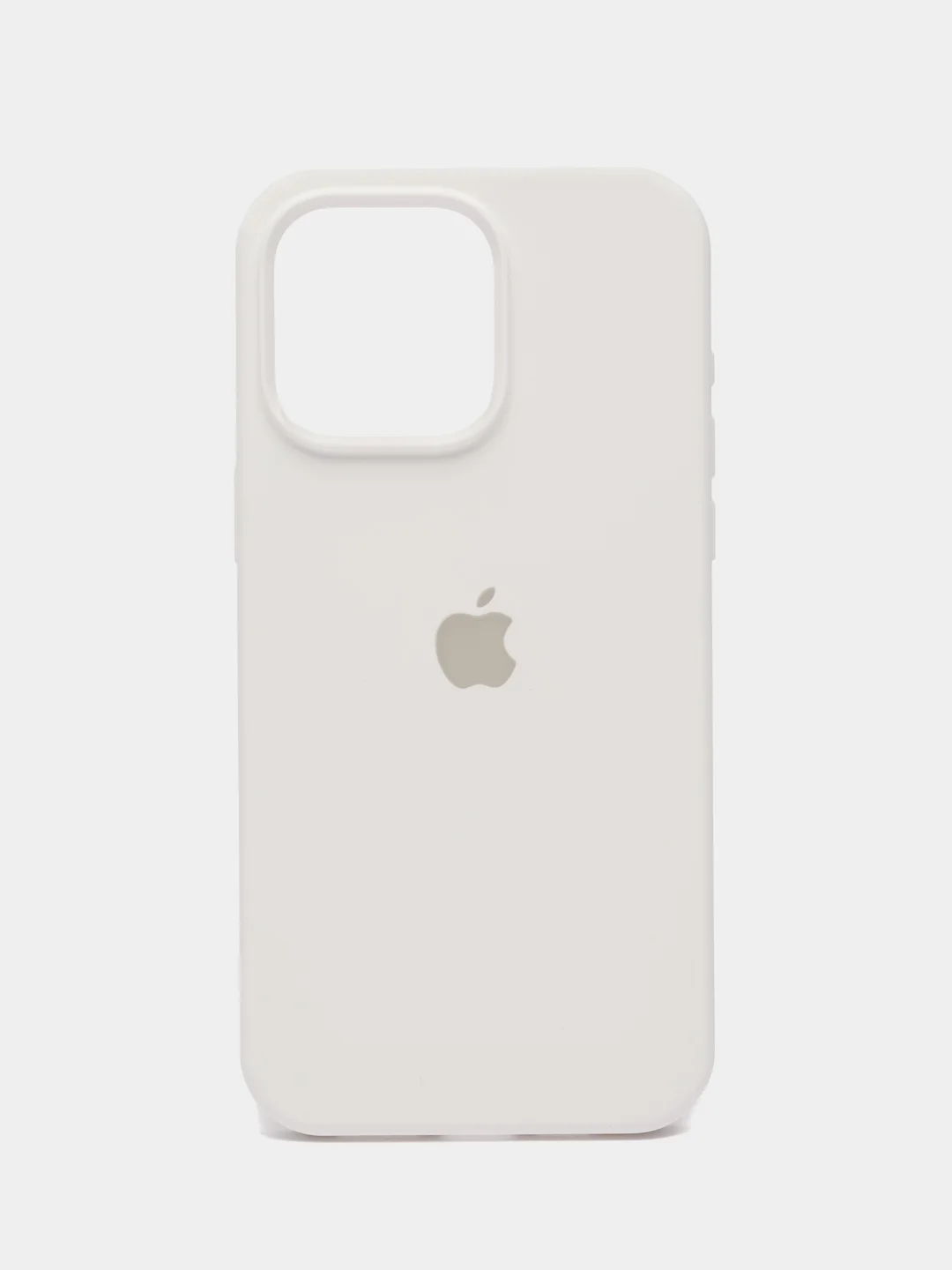 Белый чехол Silicone Case для  iPhone 15 Pro Max
