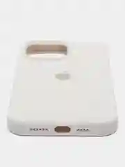 Белый чехол Silicone Case для  iPhone 15 Pro Max