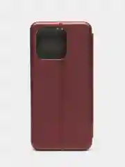 Багровый чехол-книжка для HONOR X6A (Хонор Х6А)