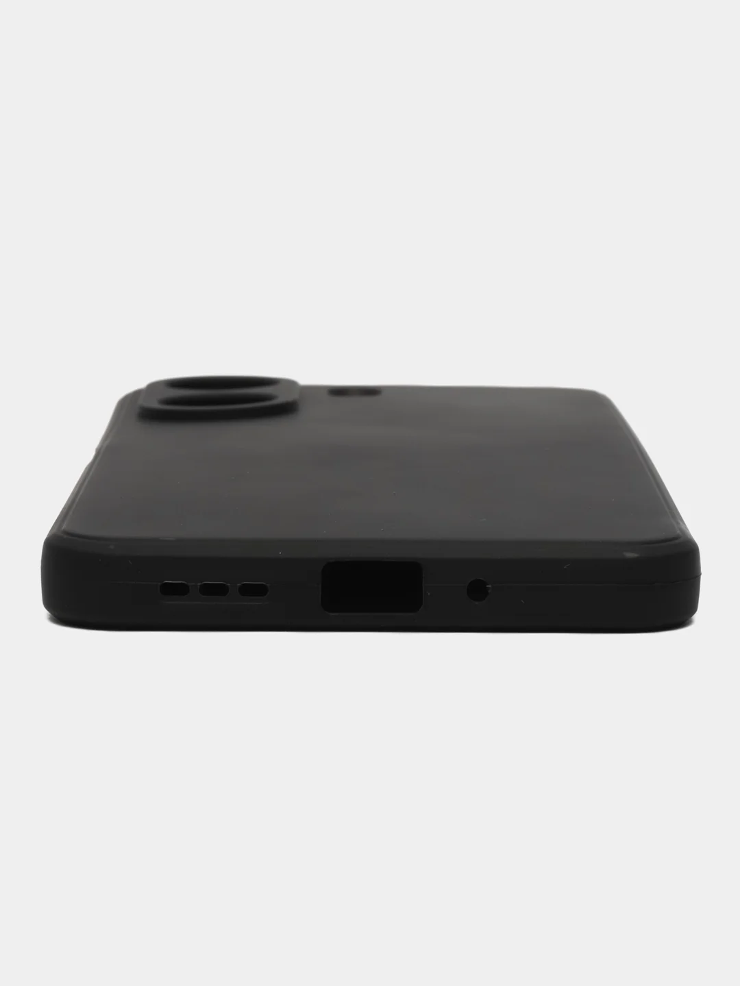 Черный чехол для Xiaomi Redmi 13C / Poco C65 (Сяоми Редми 13С/Поко С65) прозрачный противоударный