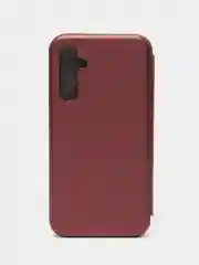 Багровый чехол-книжка для Samsung Galaxy A25 5G (Самсунг Галакси А25)