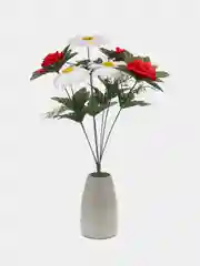 Алый искусственные цветы ромашки букет