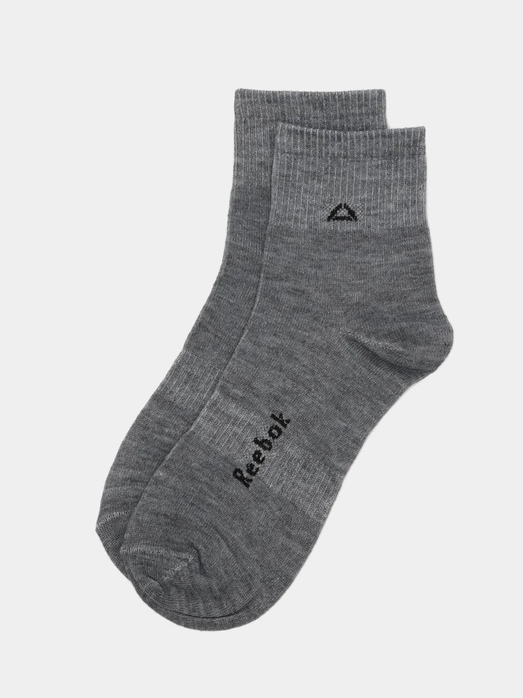 Носки мужские спортивные с вышитым принтом Рибок (Reebok) средней длины хлопок, набор 5 пар