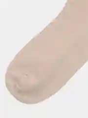 Бежевый носки высокие