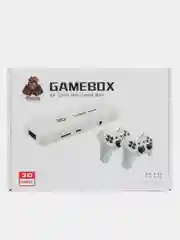 Белый игровая ретро приставка GameBox Exclusive, 4K UHD