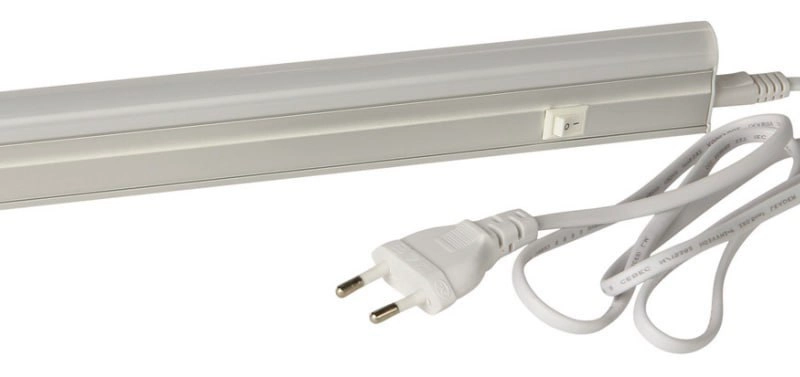 Светодиодный светильник, линейный Т5  Led T5X, 5-13 вт, 4200K/6500к, с выключателем