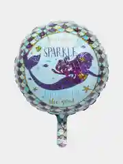 Фольгированный воздушный шар "Русалка", 18"/43 см
