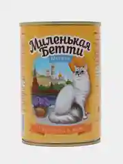 Влажный корм для кошек Миленькая Бетти Москва Перепелка в желе 400гр