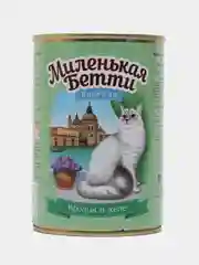 Влажный корм для кошек Миленькая Бетти Венеция Кролик в желе 400гр