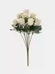 Белый искусственные цветы розы букет