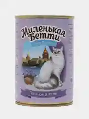 Влажный корм для кошек Миленькая Бетти Санкт-Петербург Ягненок в желе 400гр