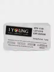 Аметистовый контактные линзы I young цветные, без диоптрий