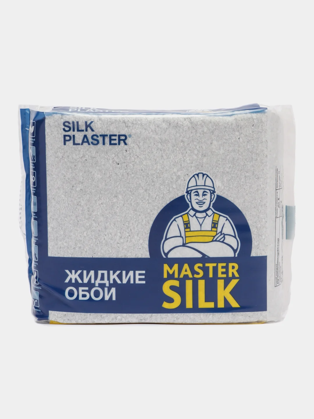 Серый мастер Силк 125 Жидкие обои Silk Plaster для стен