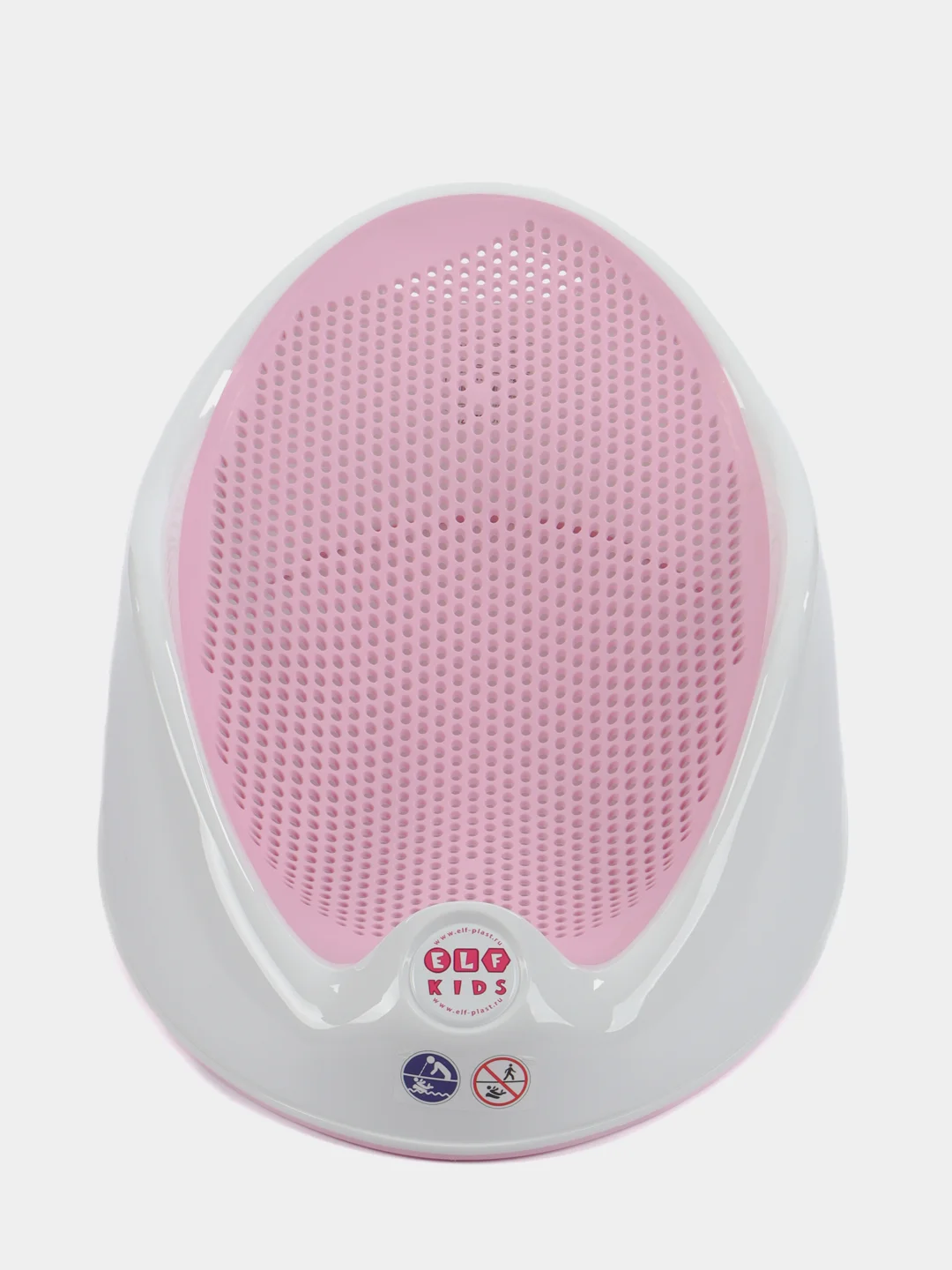 Розовый горка для купания новорожденных FACKELMANN Kids 61х33х22,5 см