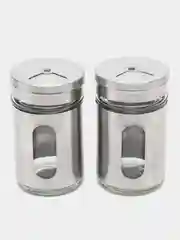 Солонка и перечница из нержавеющей стали 2 шт