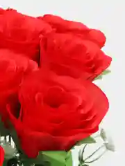 Красный искусственные цветы розы, букет 16 голов