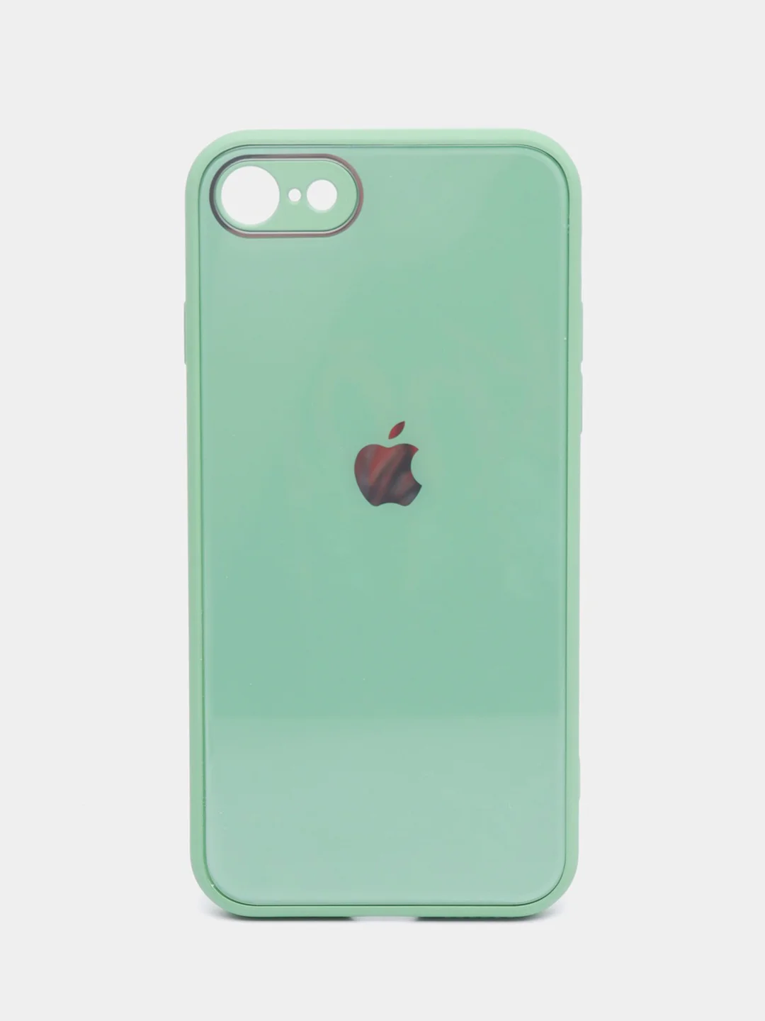 Лесной зеленый чехол для iPhone 11, 12, 13, 12 Pro Max, 12 Pro, силиконовый, со стеклянной панелью