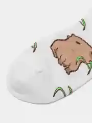 Бежевый носки высокие
