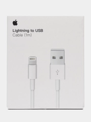 Кабель зарядный для iPhone с быстрой зарядкой, USB-Lightning, 1 м, белый
