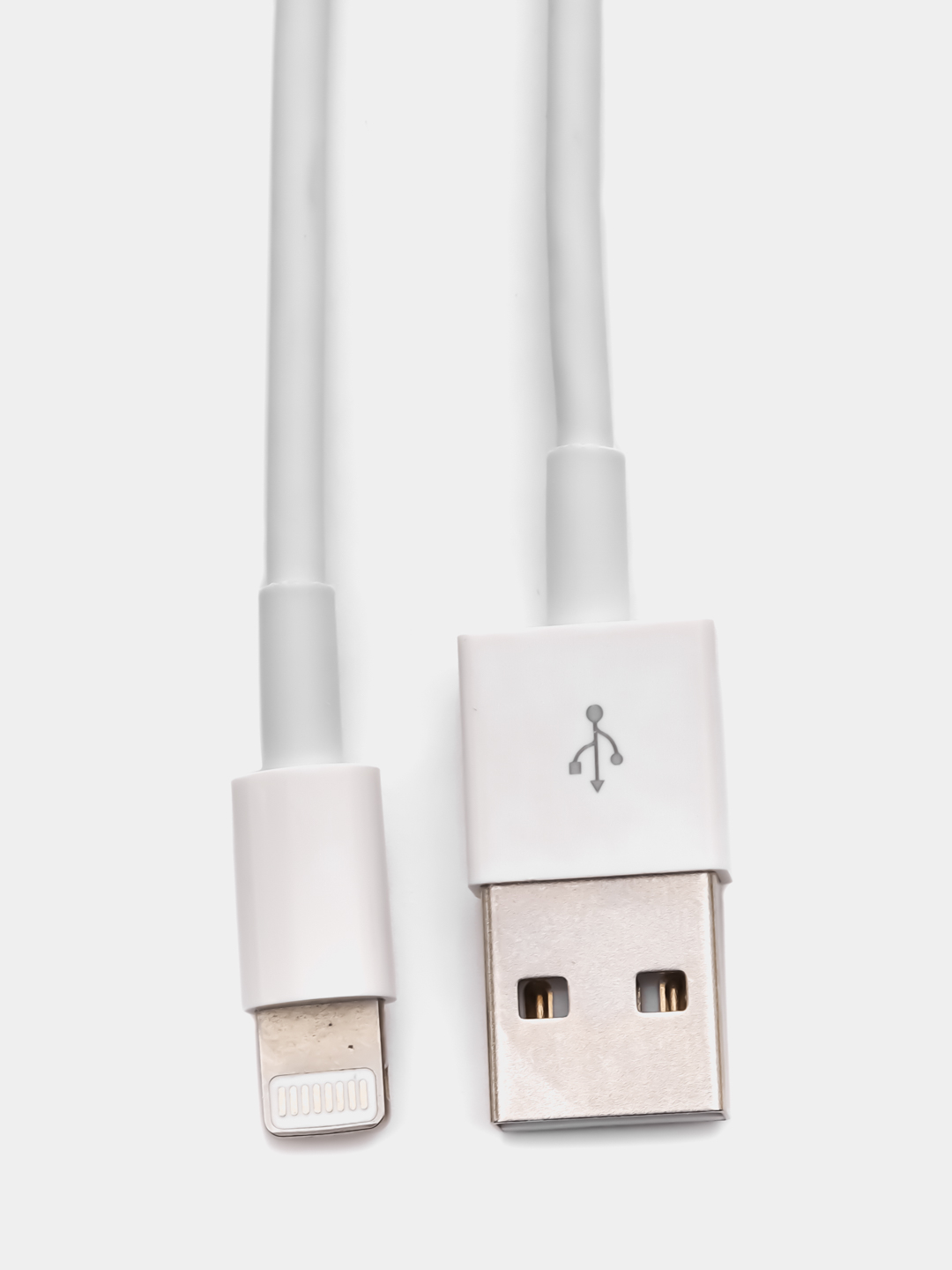 Кабель зарядный для iPhone с быстрой зарядкой, USB-Lightning, 1 м, белый  купить по цене 259 ₽ в интернет-магазине Магнит Маркет