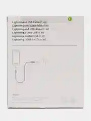 Кабель зарядный для iPhone с быстрой зарядкой, USB-Lightning, 1 м, белый