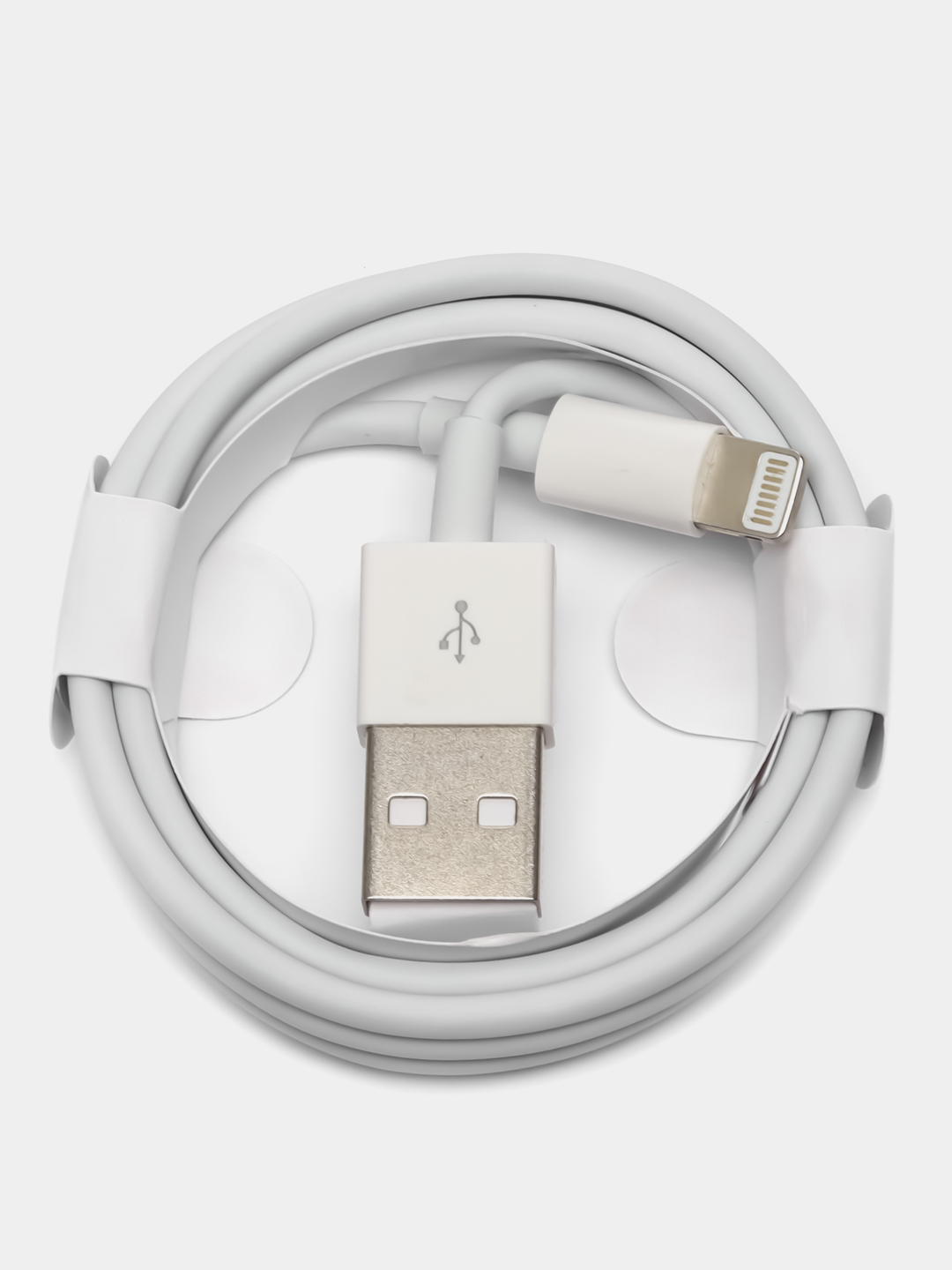 Кабель зарядный для iPhone с быстрой зарядкой, USB-Lightning, 1 м, белый  купить по цене 259 ₽ в интернет-магазине Магнит Маркет