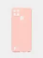 Розовый чехол для Realme C21Y / C25Y (Реалми С21у / С25у ), прозрачный