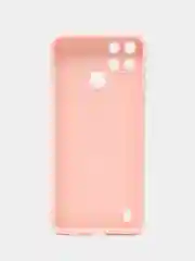 Розовый чехол для Realme C21Y / C25Y (Реалми С21у / С25у ), прозрачный