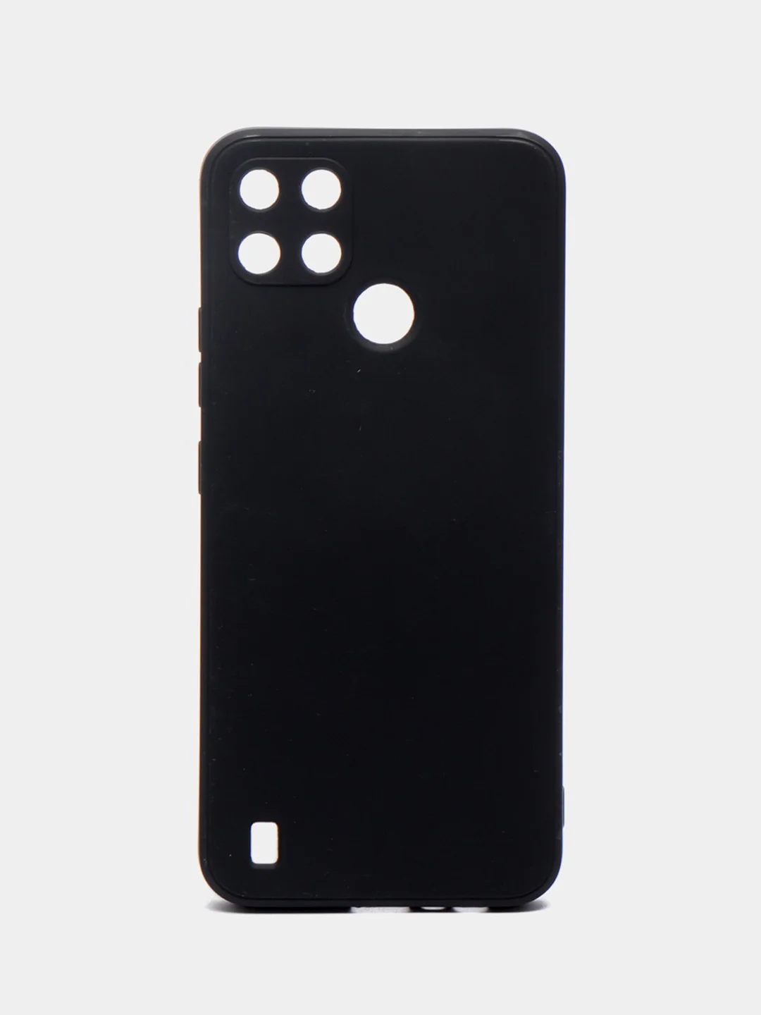 Черный чехол для Realme C21Y / C25Y (Реалми С21у / С25у ), прозрачный