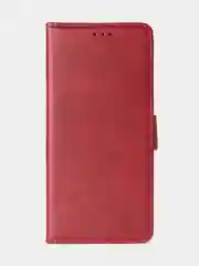 Алый чехол-книжка для Tecno Spark 20 Pro (4G) из высококачественной кожи