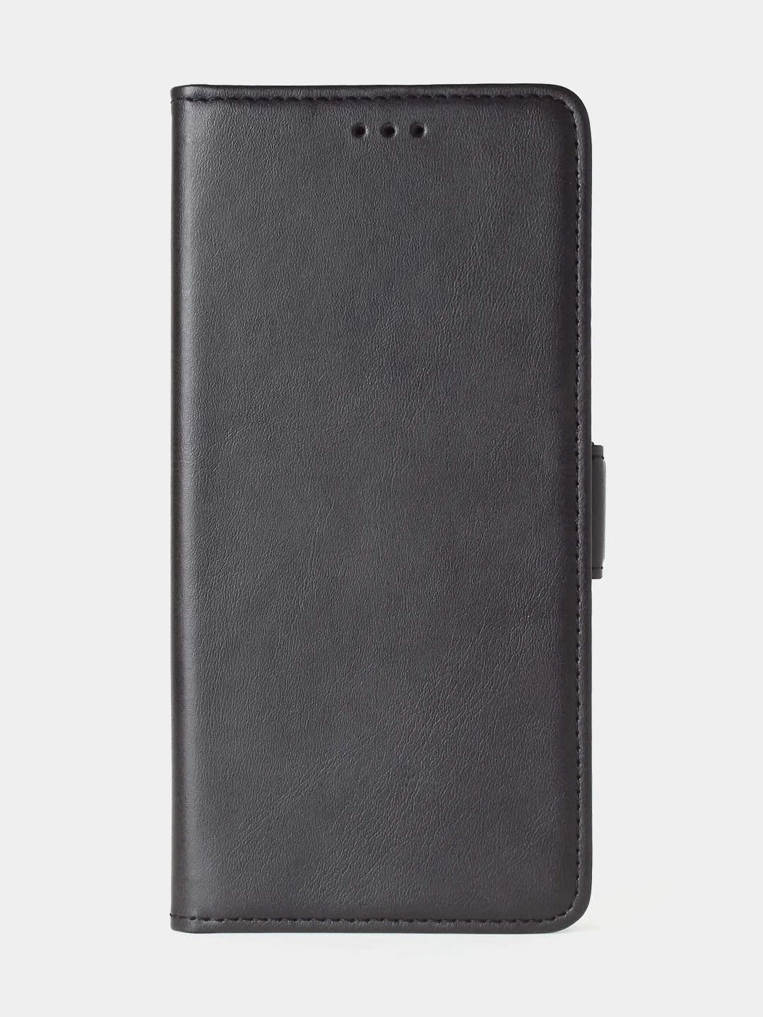 Угольный чехол-книжка для Tecno Spark 20 Pro (4G) из высококачественной кожи