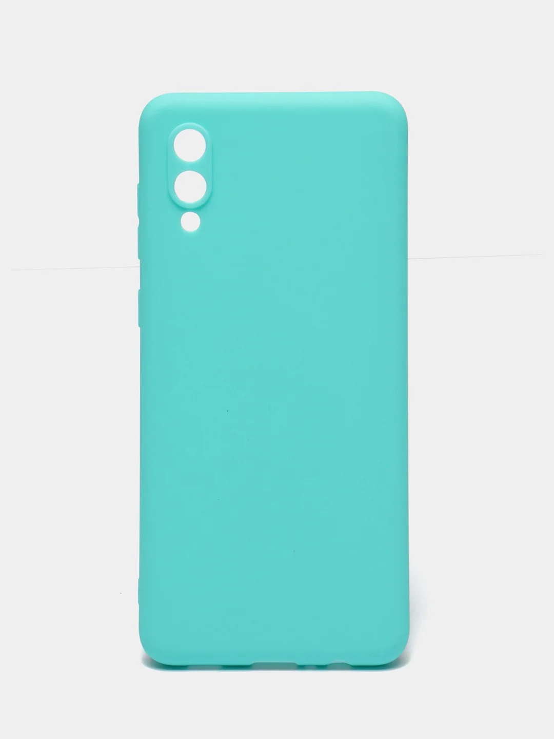 Зеленый чехол Samsung Galaxy A02 (2021), силиконовый