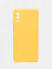 Желтый чехол Samsung Galaxy A02 (2021), силиконовый